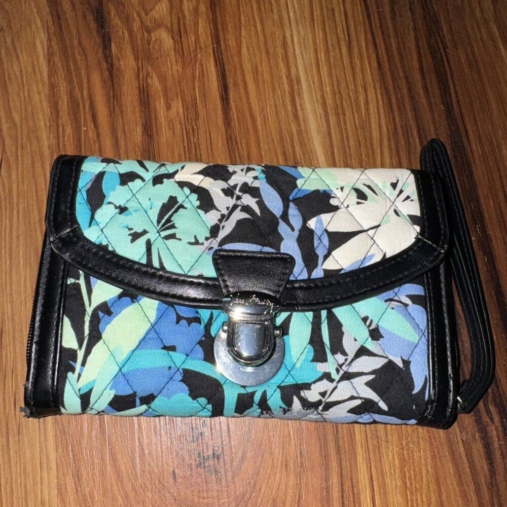 Vera Bradley Floral Camofloral Ultimate Wristlet Clutchβ Wallet New